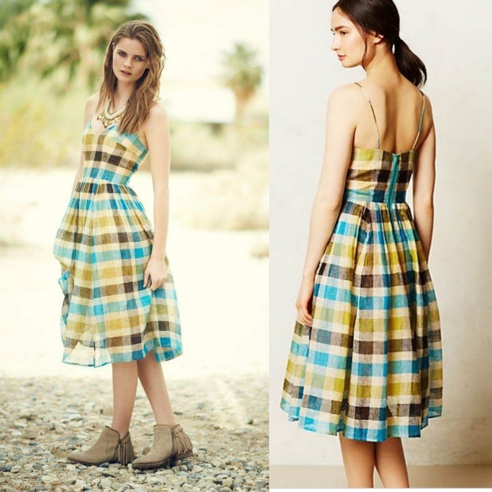 Anthropologie Tracy Reese Sunpane Dress - Picture 1 of 7